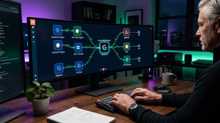 Orquestación de flujos de trabajo con n8n, Gemini AI y Google Cloud Platform