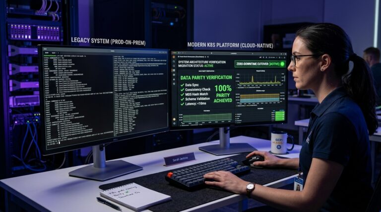 Verificación de paridad de datos y arquitectura cloud sin tiempo de inactividad